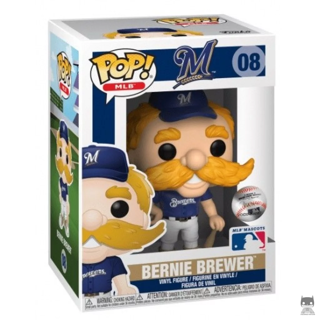 Figurine Funko POP Bernie Brewer avec boîte