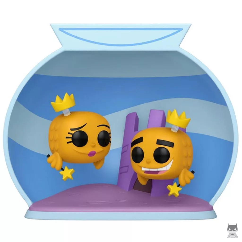 Figurine Funko POP Cosmo & Wanda en poisson rouge - Moment (Mes Parrains sont Magiques)