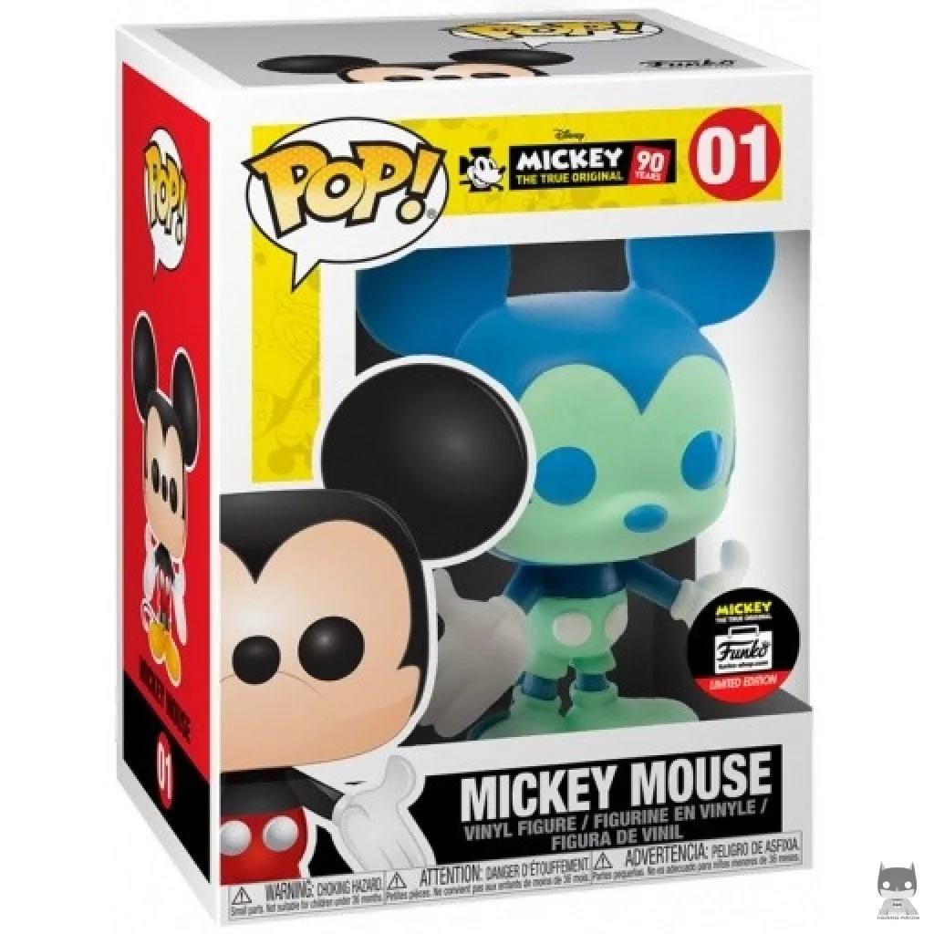 Figurine Funko POP Mickey Mouse (Bleu & Vert) avec boîte