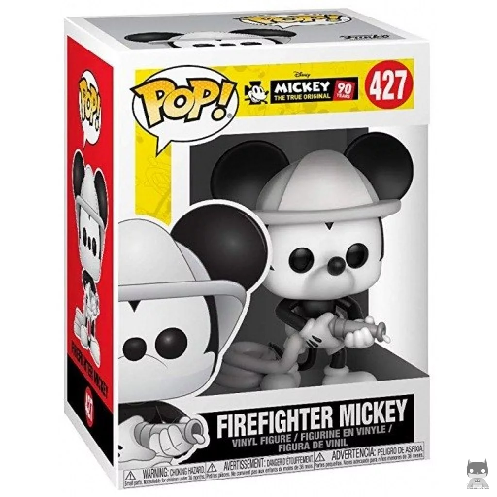 Figurine Funko POP Mickey Mouse Pompier avec boîte