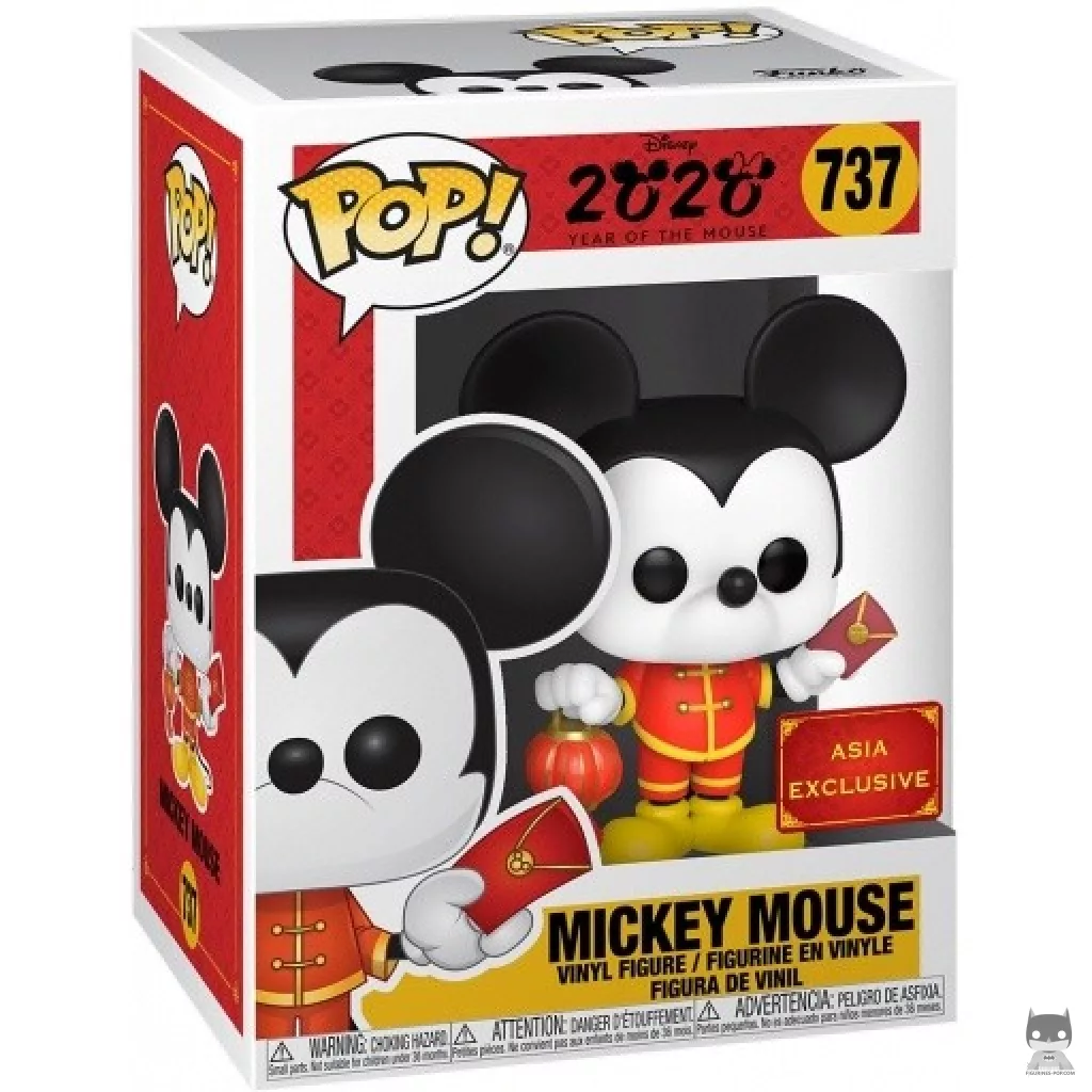 Figurine Funko POP Mickey Mouse Année du Rat 2020 avec boîte