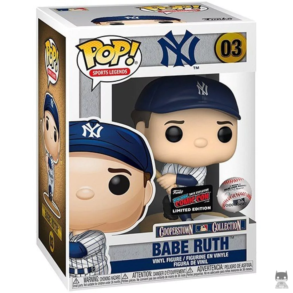 Figurine Funko POP Babe Ruth avec boîte