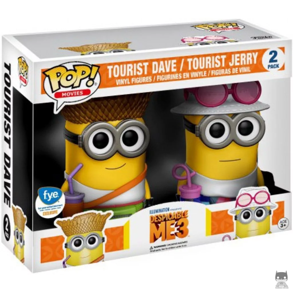 Figurine Funko POP Dave Touriste & Jerry Touriste avec boîte