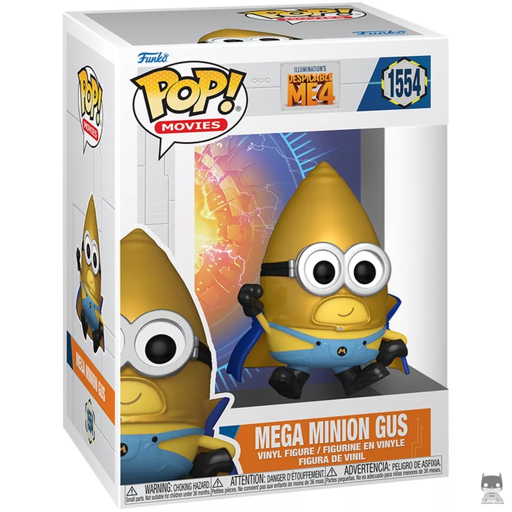 Figurine Funko POP Mega Minion Gus avec boîte