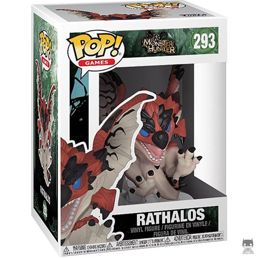 Figurine Funko POP Rathalos avec boîte