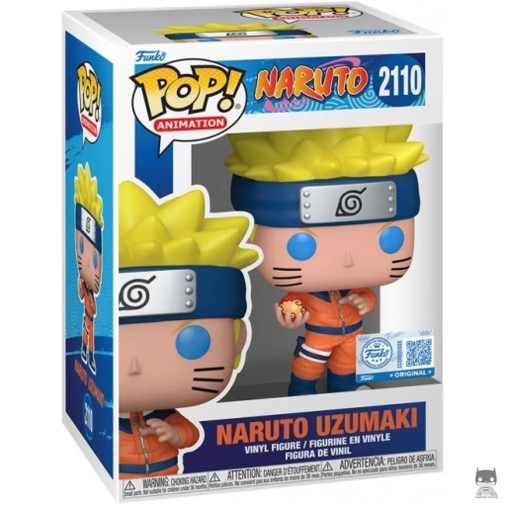 Figurine Funko POP Naruto Uzumaki avec Ballon d'Eau avec boîte
