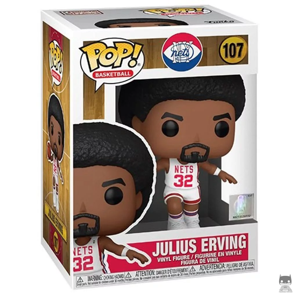 Figurine Funko POP Julius Erving avec boîte
