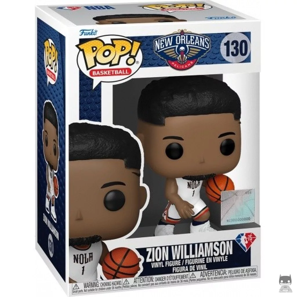 Figurine Funko POP Zion Williamson avec boîte