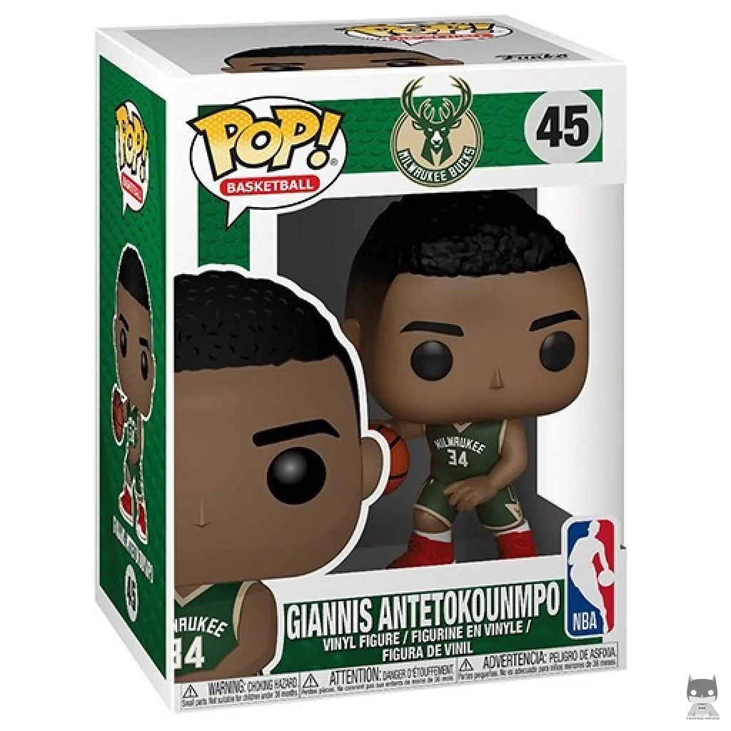 Figurine Funko POP Giannis Antetokounmpo avec boîte