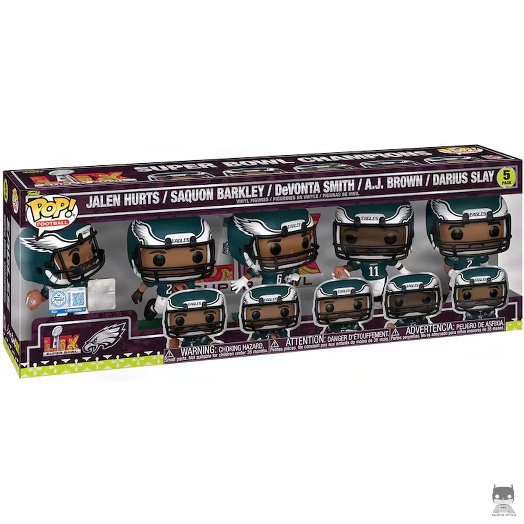 Figurine Funko POP Philadelphia Eagles Super Bowl LIX Champions avec boîte