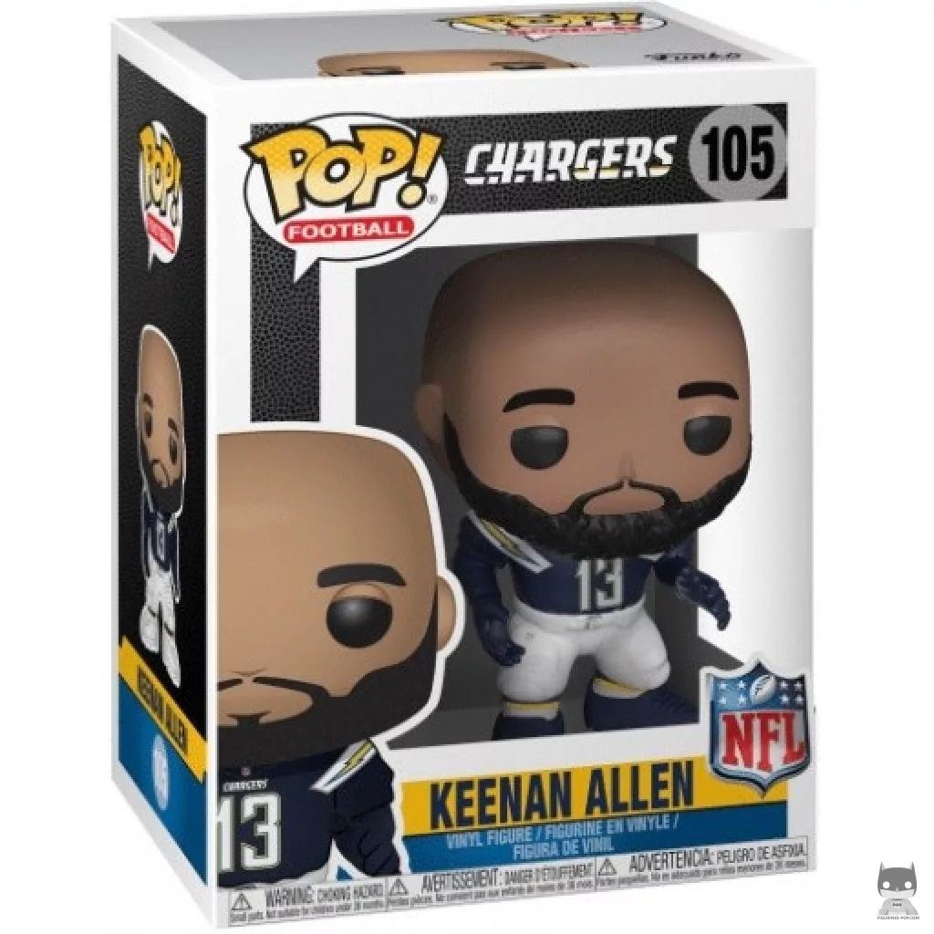 Figurine Funko POP Keenan Allen avec boîte