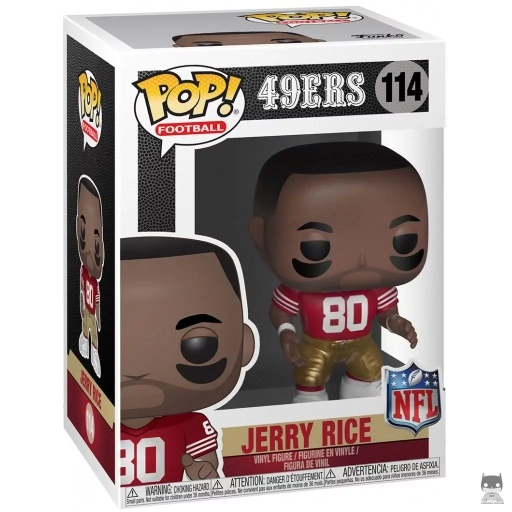 Figurine Funko POP Jerry Rice avec boîte