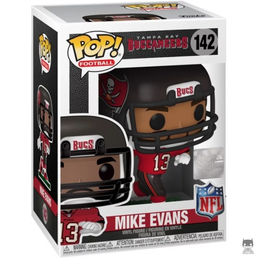 Figurine Funko POP Mike Evans avec boîte