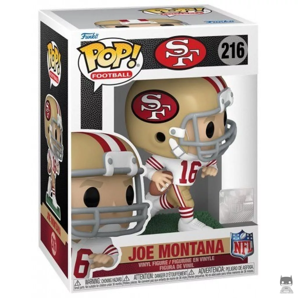 Figurine Funko POP Joe Montana avec boîte