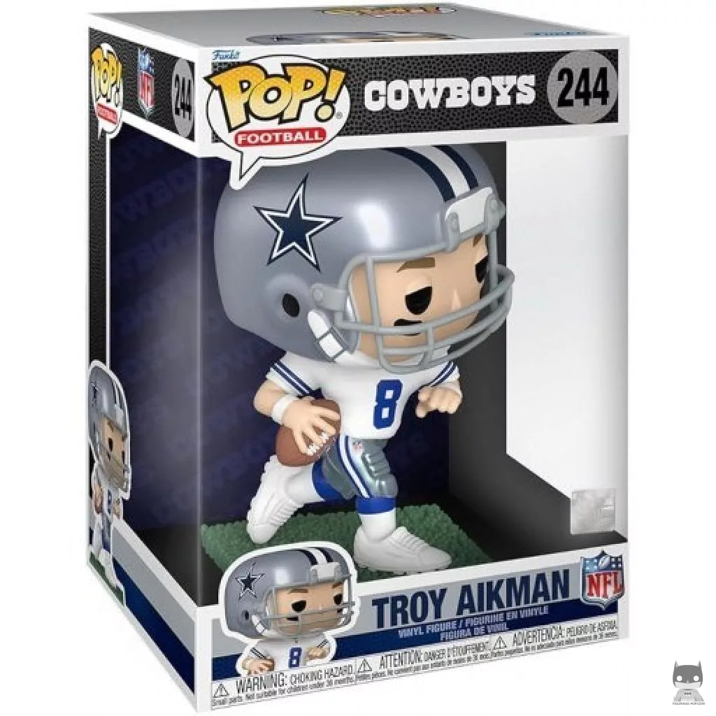 Figurine Funko POP Troy Aikman (Supersized) avec boîte