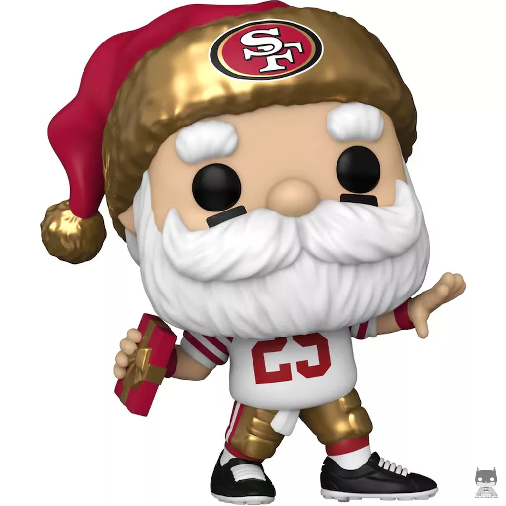Figurine Funko POP Père Noël San Francisco 49ers (NFL)
