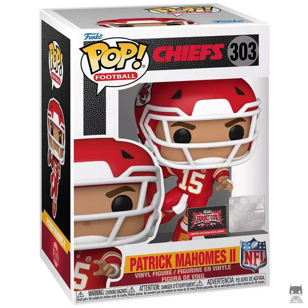 Figurine Funko POP Patrick Mahomes II avec boîte