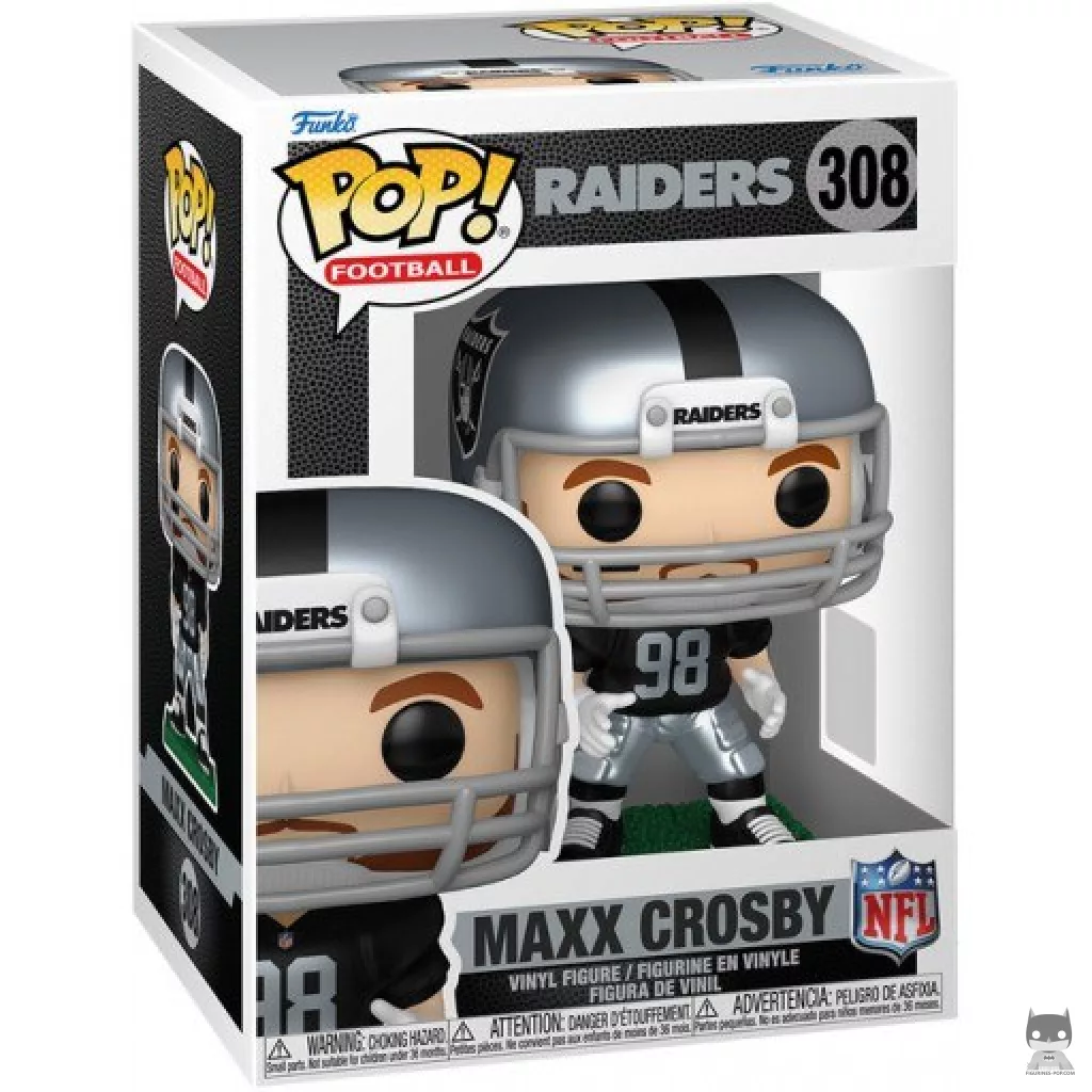 Figurine Funko POP Maxx Crosby avec boîte