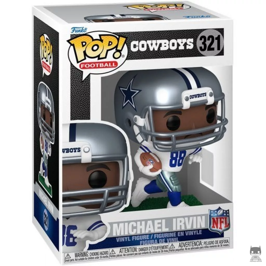 Figurine Funko POP Michael Irvin (Cowboys) avec boîte