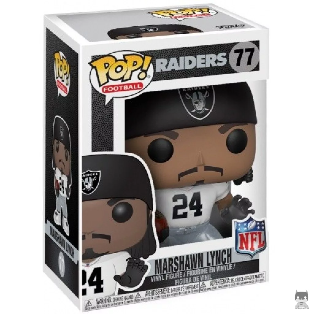 Figurine Funko POP Marshawn Lynch avec boîte
