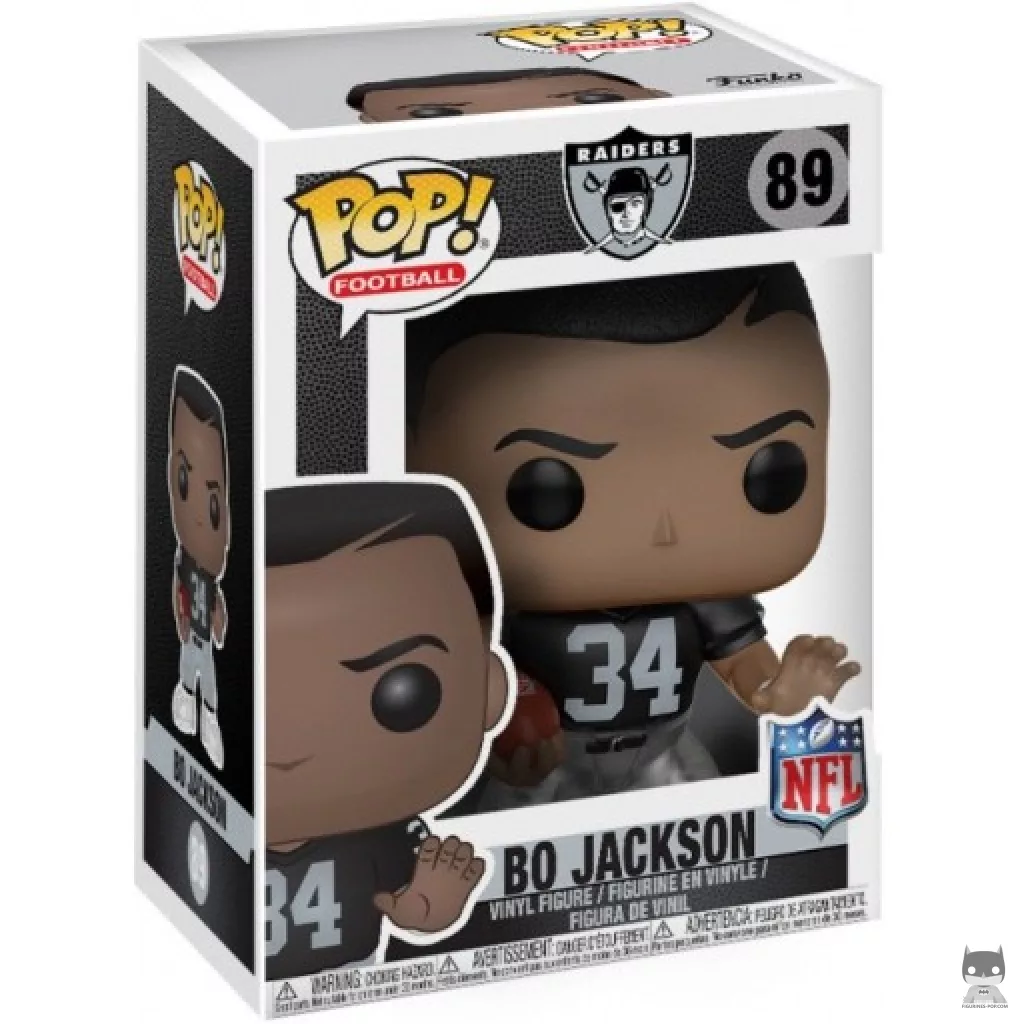 Figurine Funko POP Bo Jackson (Raiders Home) avec boîte