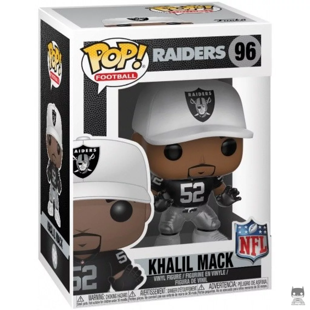 Figurine Funko POP Khalil Mack avec boîte
