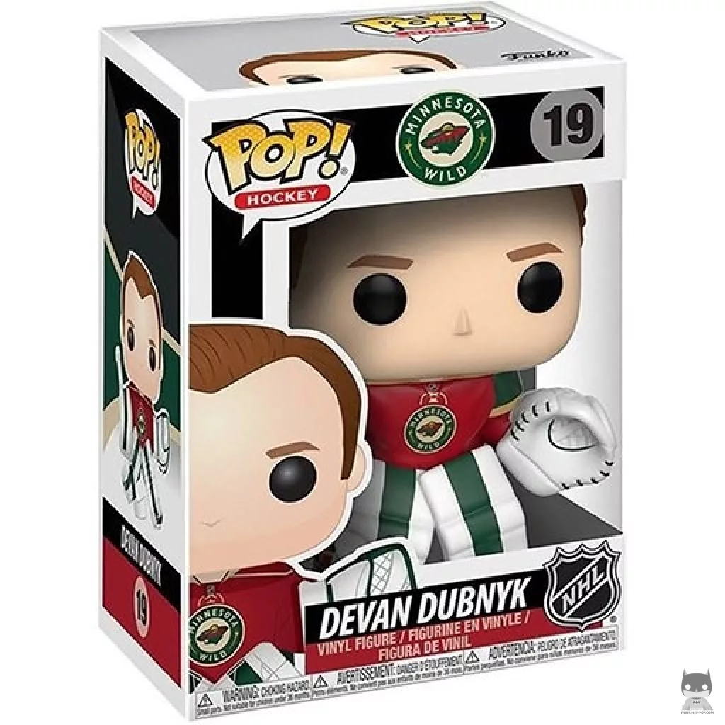 Figurine Funko POP Devan Dubnyk (Wild Home) avec boîte
