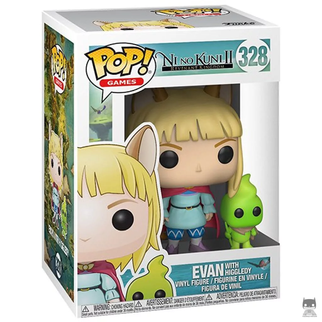 Figurine Funko POP Evan avec Higgledy avec boîte
