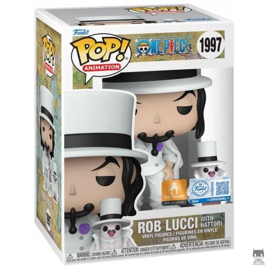 Figurine Funko POP Rob Lucci avec Hattori avec boîte