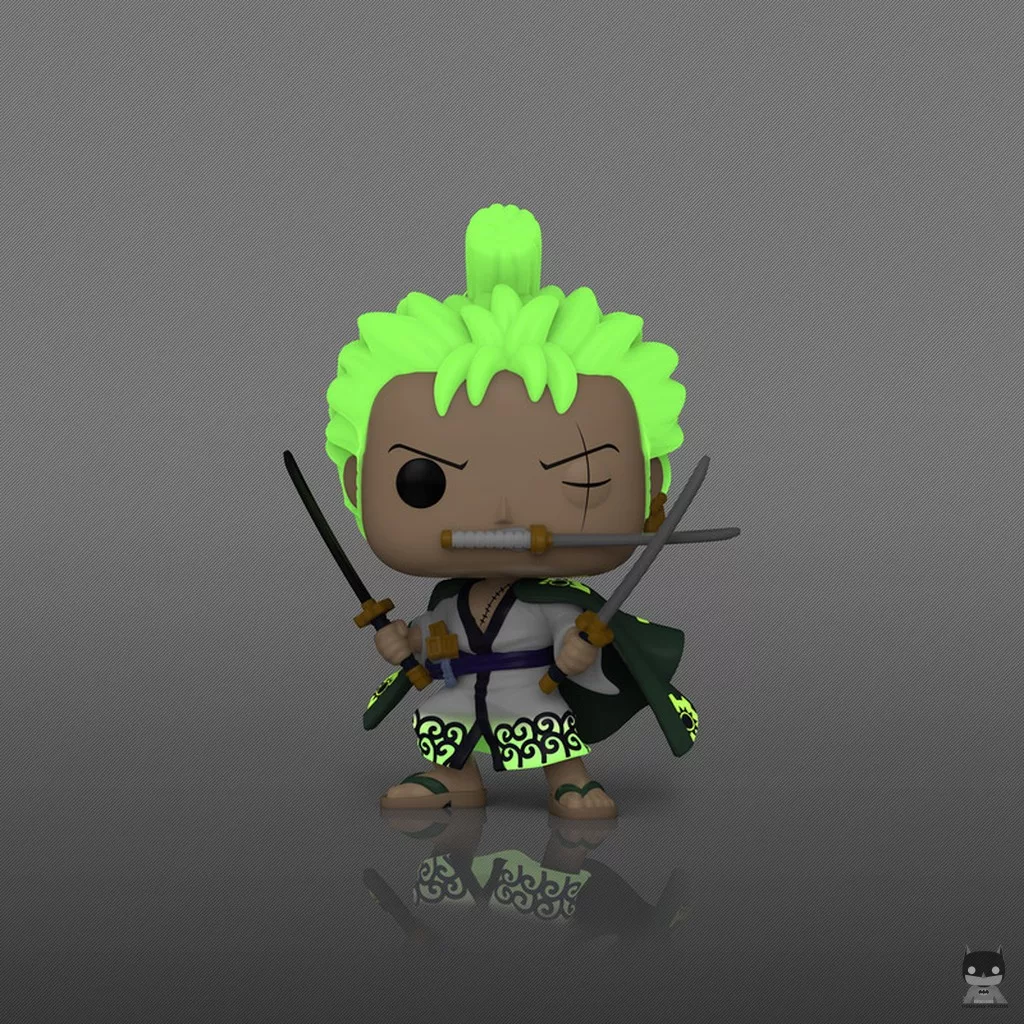 Figurine Funko POP Roronoa Zoro (Pays des Wa) (Glow in the Dark) (One Piece)