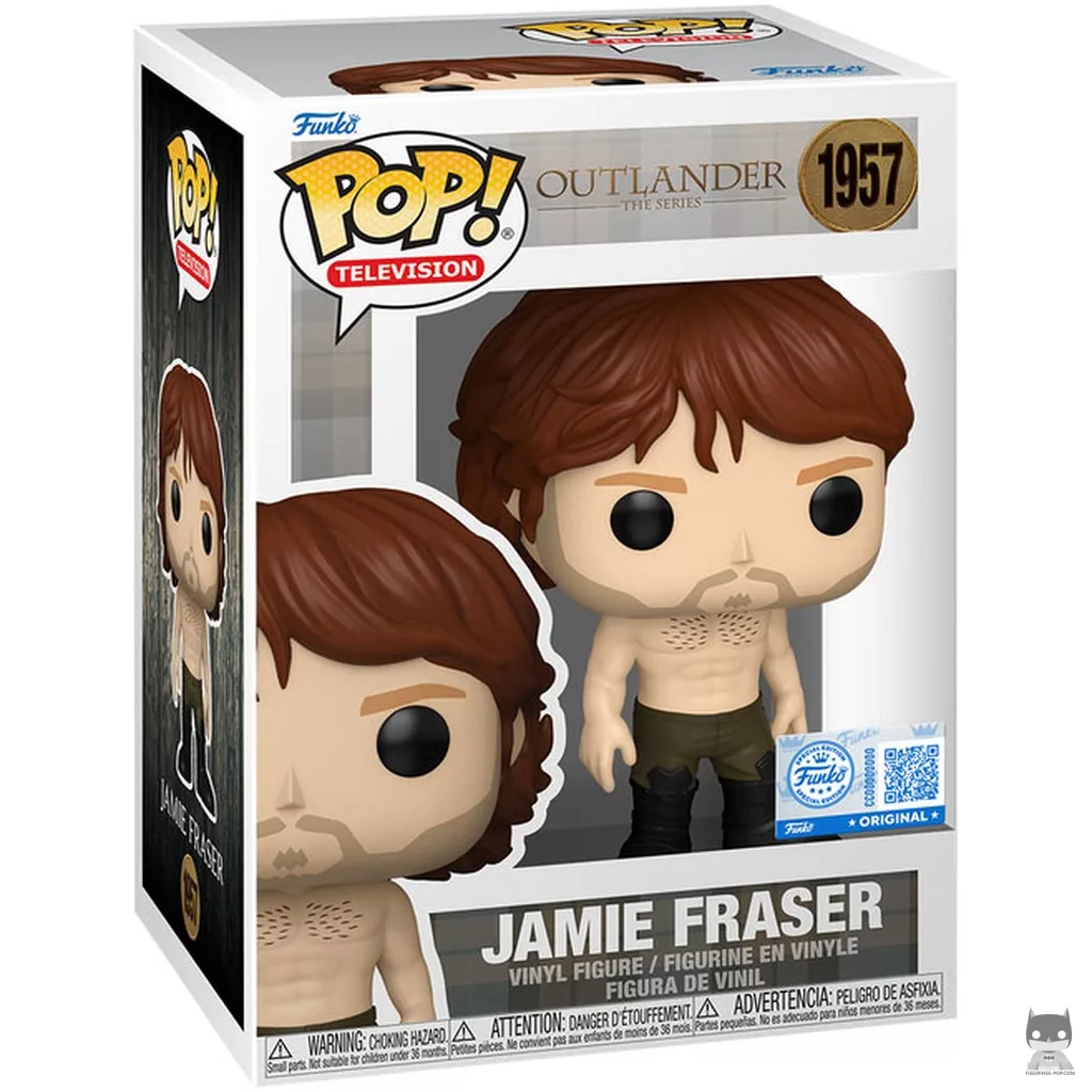 Figurine Funko POP Jamie Fraser (Torse nu) avec boîte