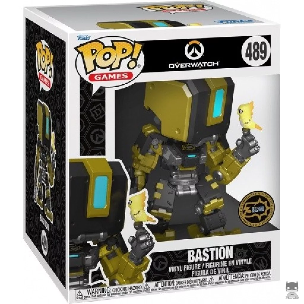 Figurine Funko POP Bastion (Metallic & Supersized) avec boîte