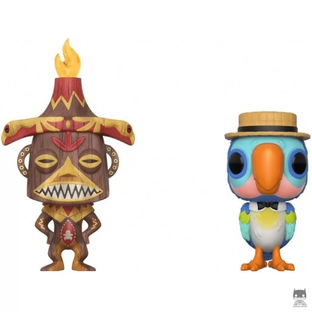 Figurine Funko POP Pele & Barker Parrot de Enchanted Tiki Room (Parcs Disney)