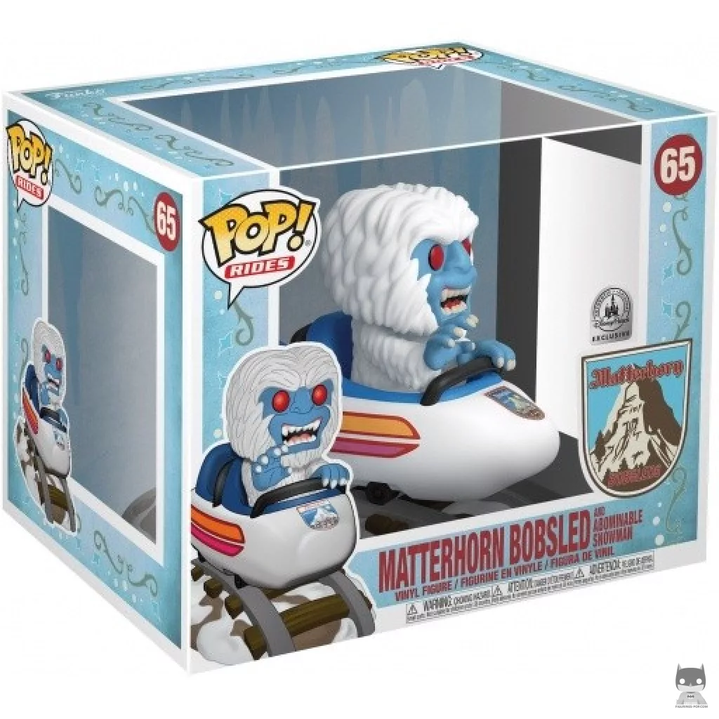 Figurine Funko POP Matterhorn Bobsled & L'Abominable Homme des Neiges avec boîte