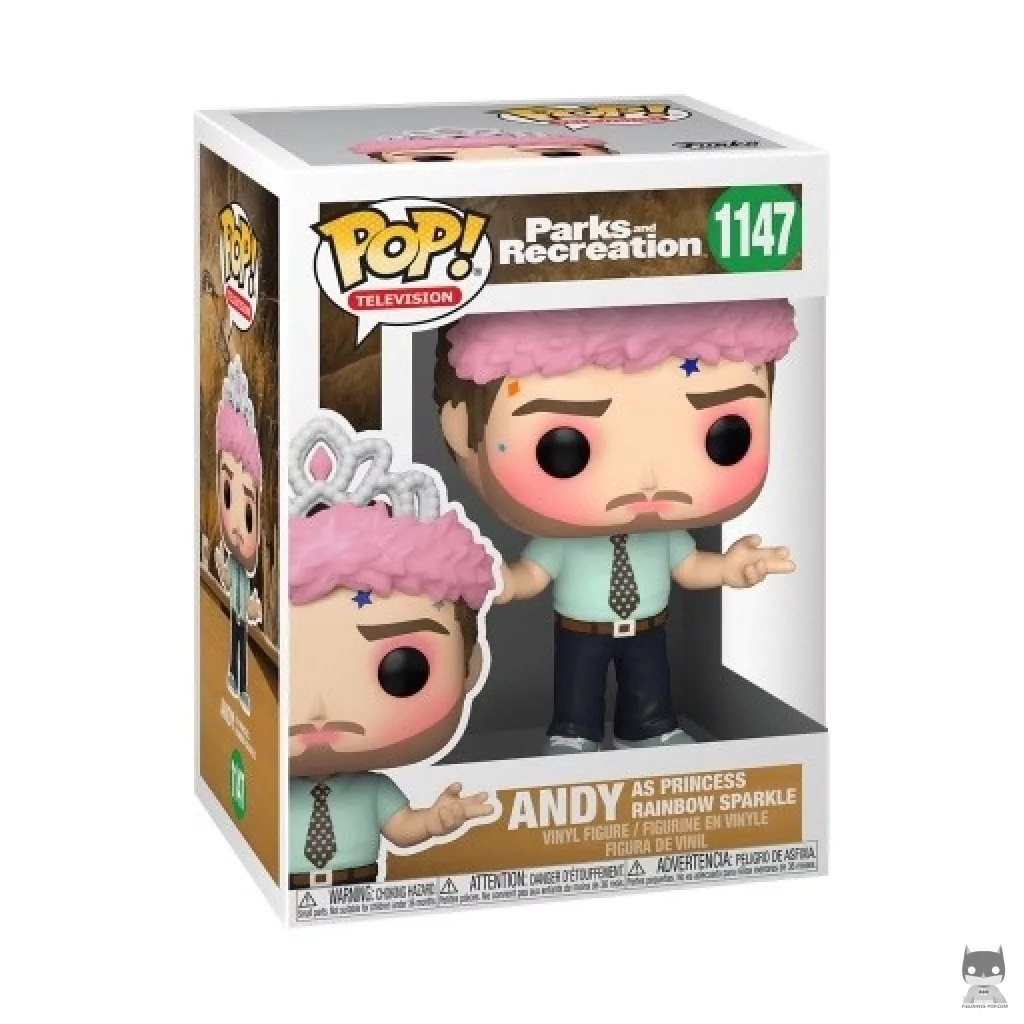 Figurine Funko POP Andy en Princesse Arc-en-ciel avec boîte