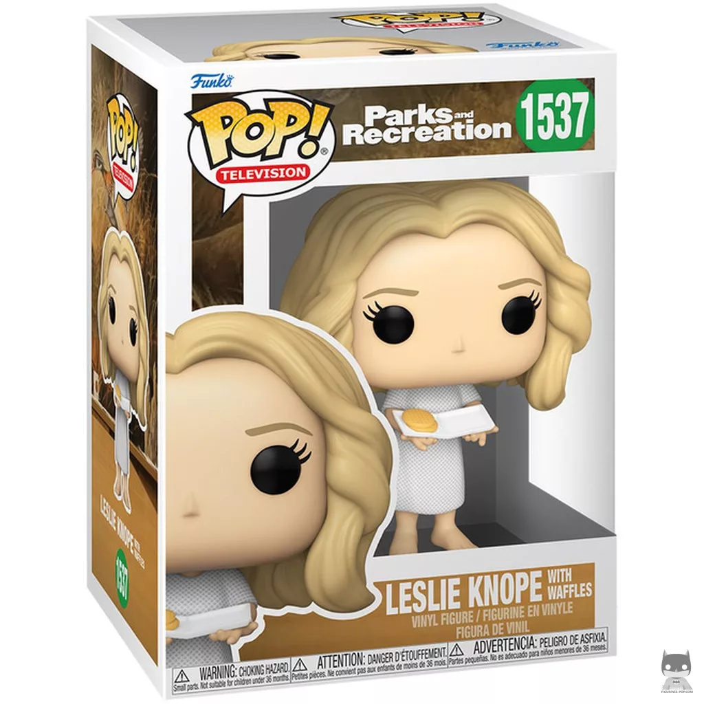 Figurine Funko POP Leslie Knope avec Gaufres avec boîte