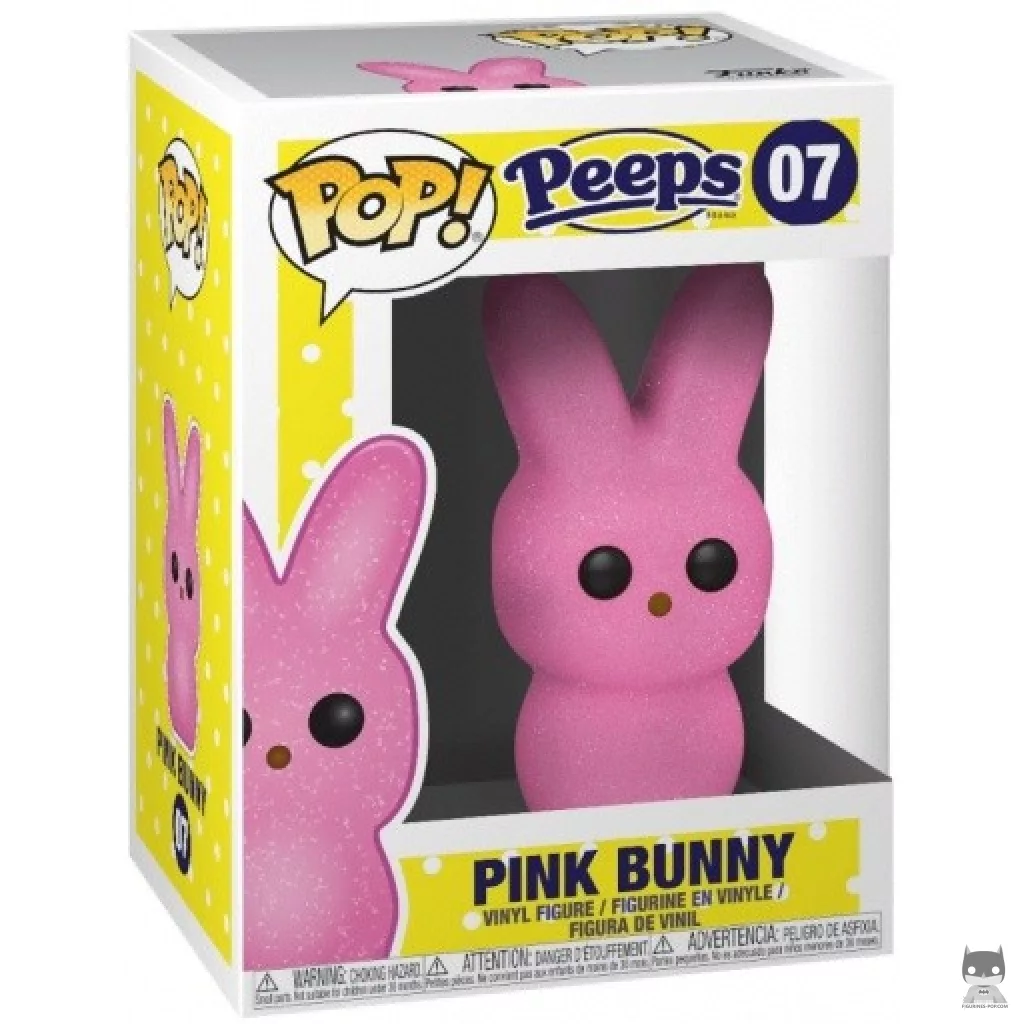Figurine Funko POP Lapin Rose avec boîte