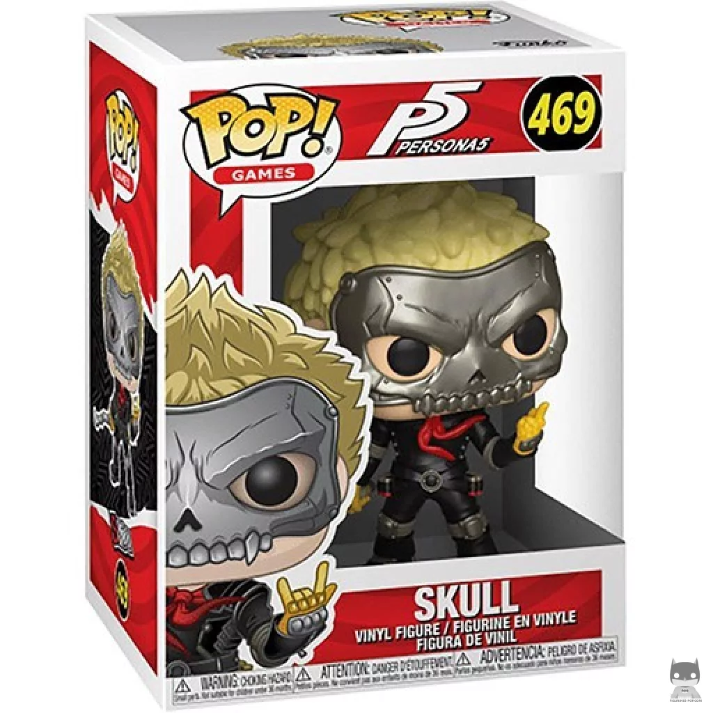 Figurine Funko POP Skull avec boîte