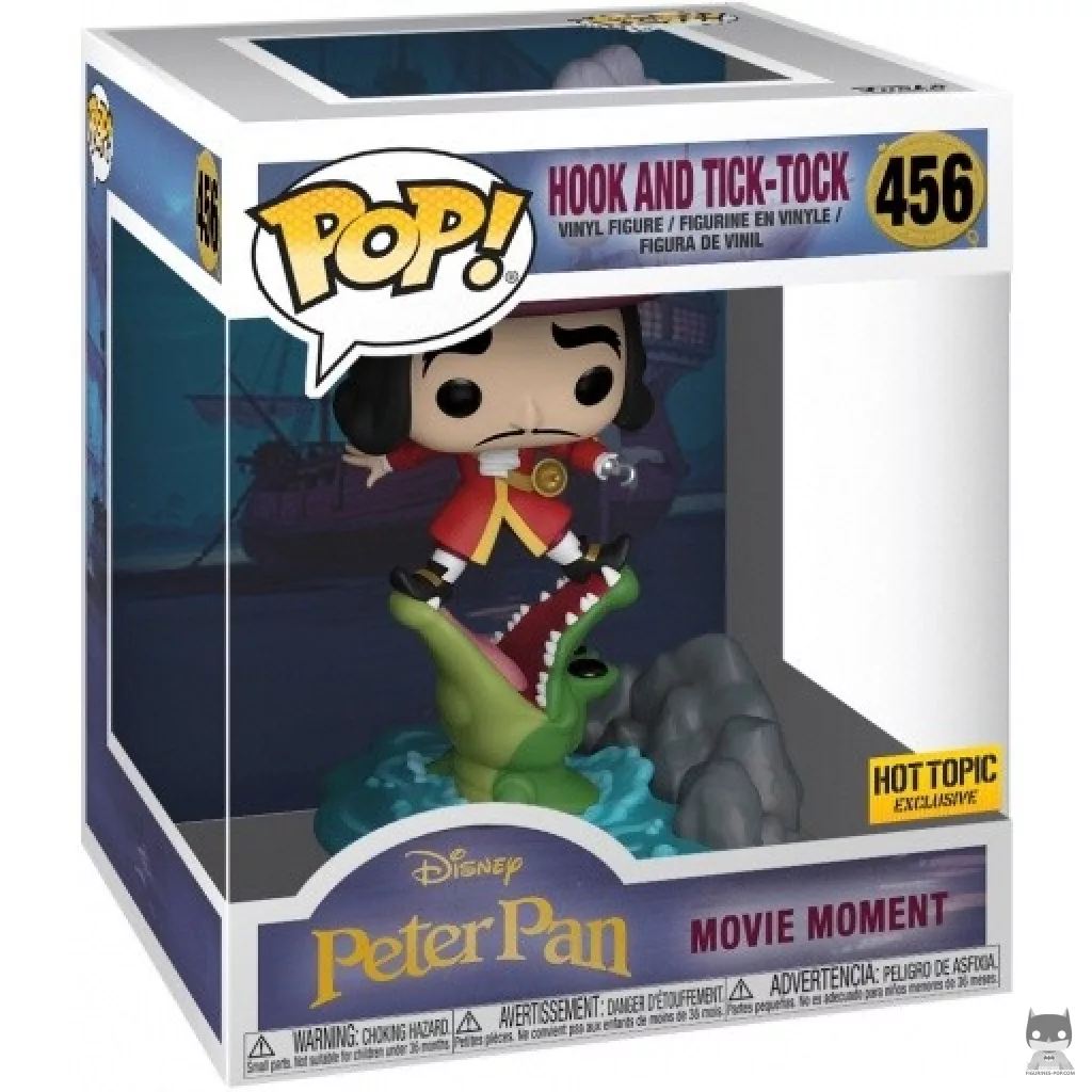Figurine Funko POP Capitaine Crochet avec Tick Tock Croc avec boîte
