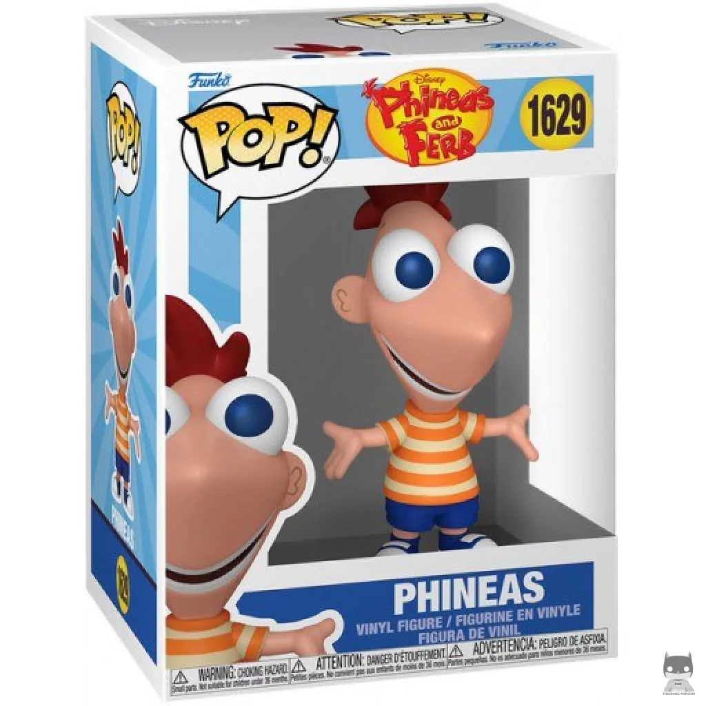 Figurine Funko POP Phineas avec boîte