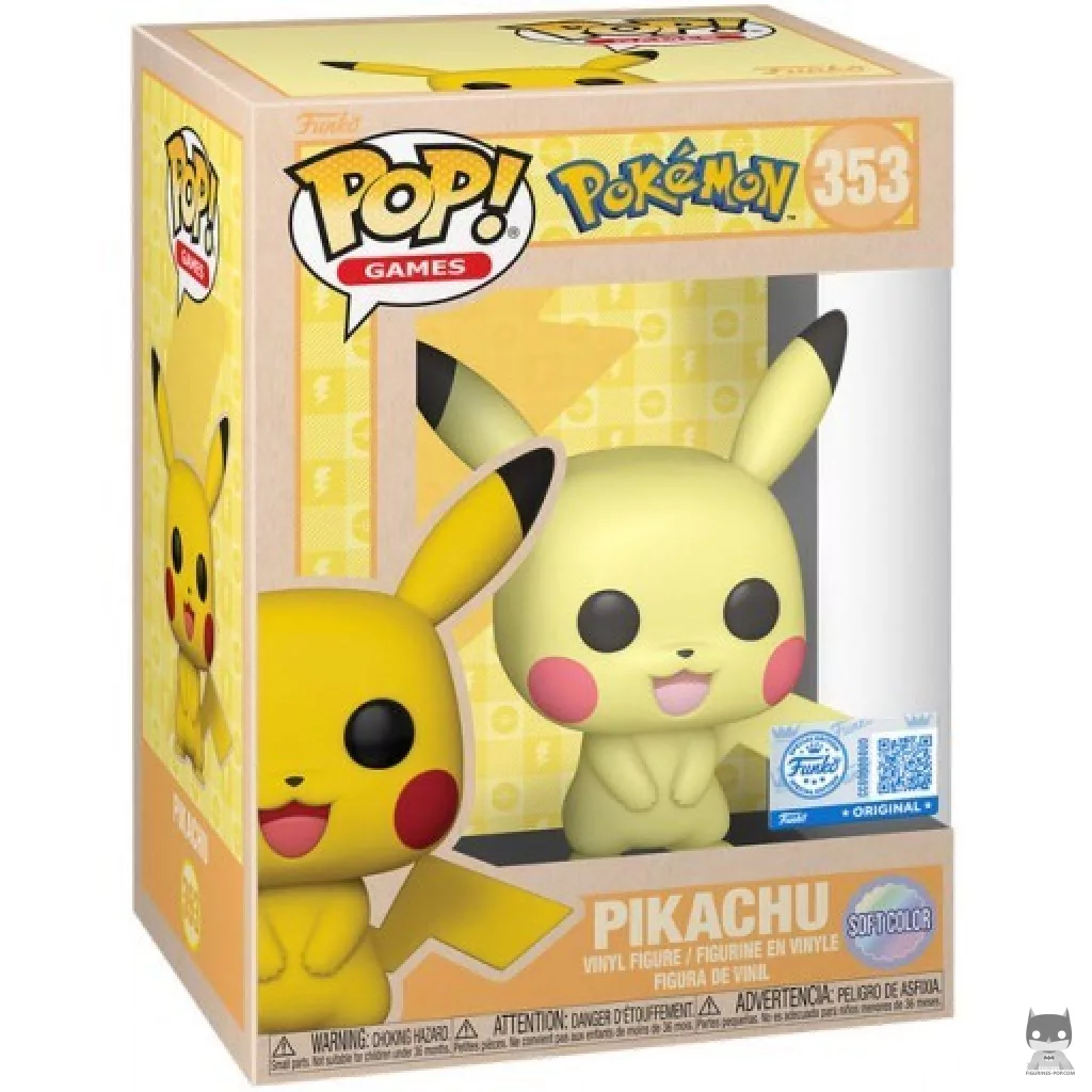 Figurine Funko POP Pikachu (Soft Color) avec boîte