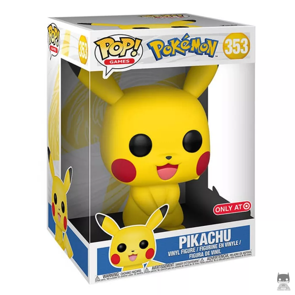 Figurine Funko POP Pikachu (Supersized 10'') avec boîte