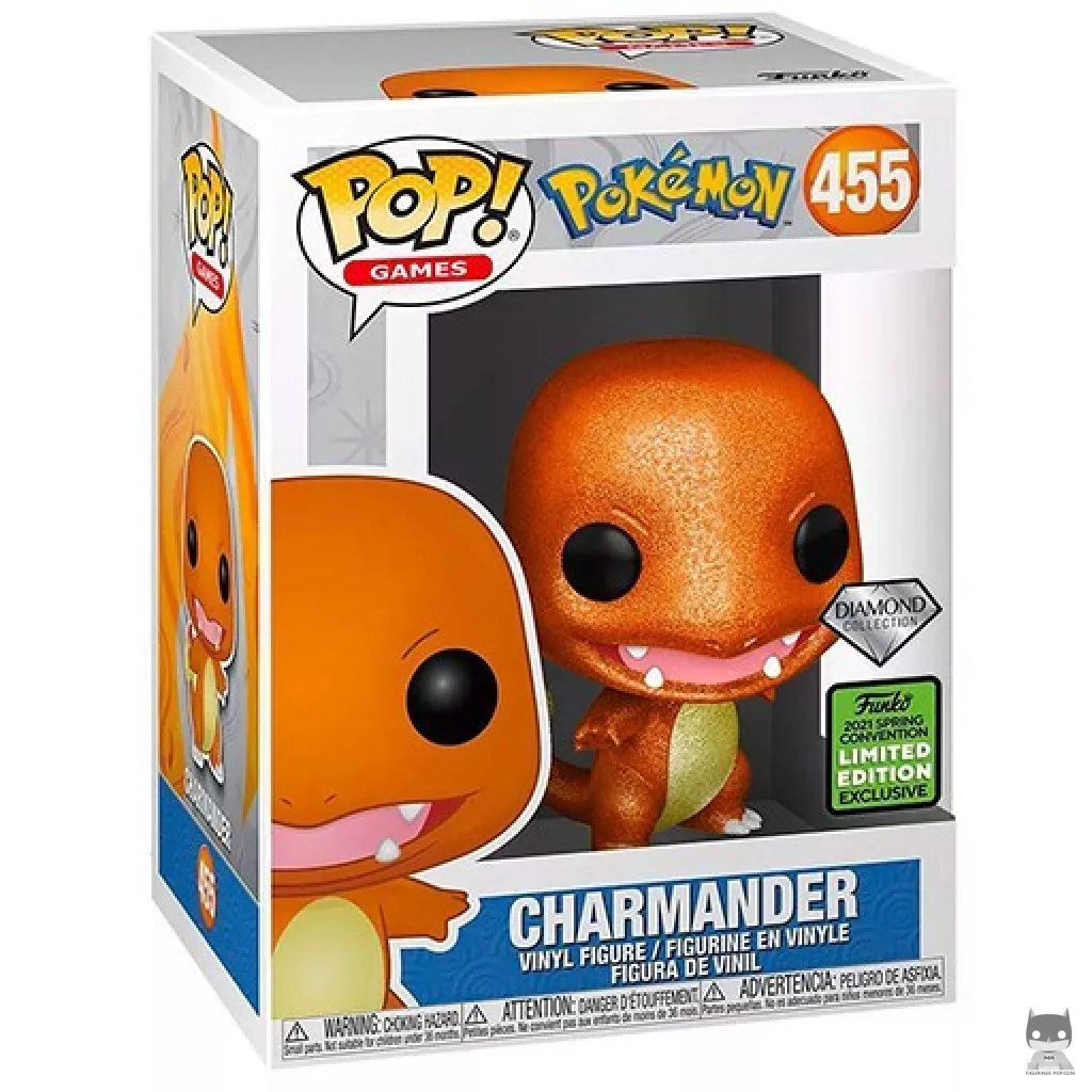 Figurine Funko POP Salamèche (Diamond Glitter) avec boîte