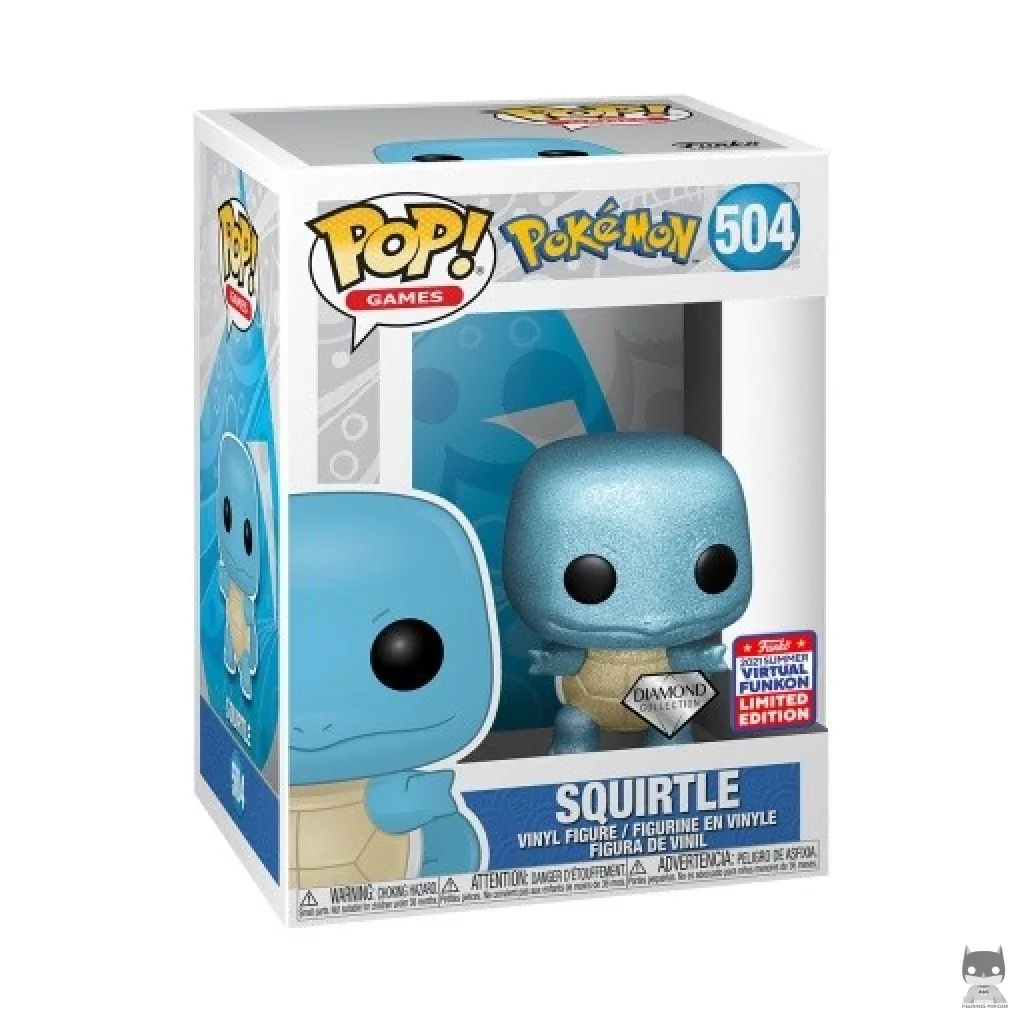 Figurine Funko POP Carapuce (Diamond Glitter) avec boîte