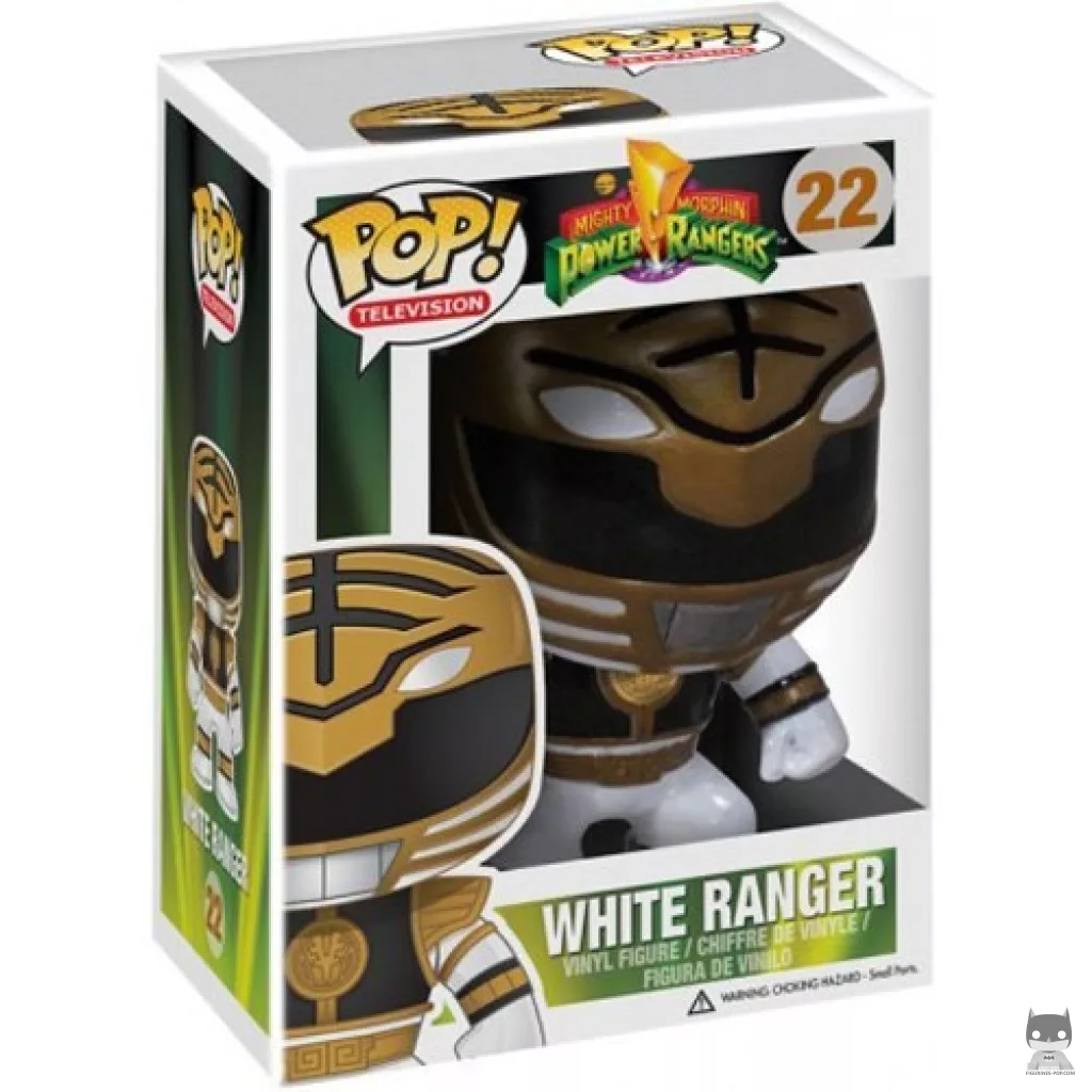 Figurine Funko POP Ranger Blanc avec boîte