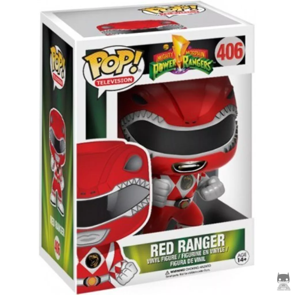Figurine Funko POP Ranger Rouge avec boîte