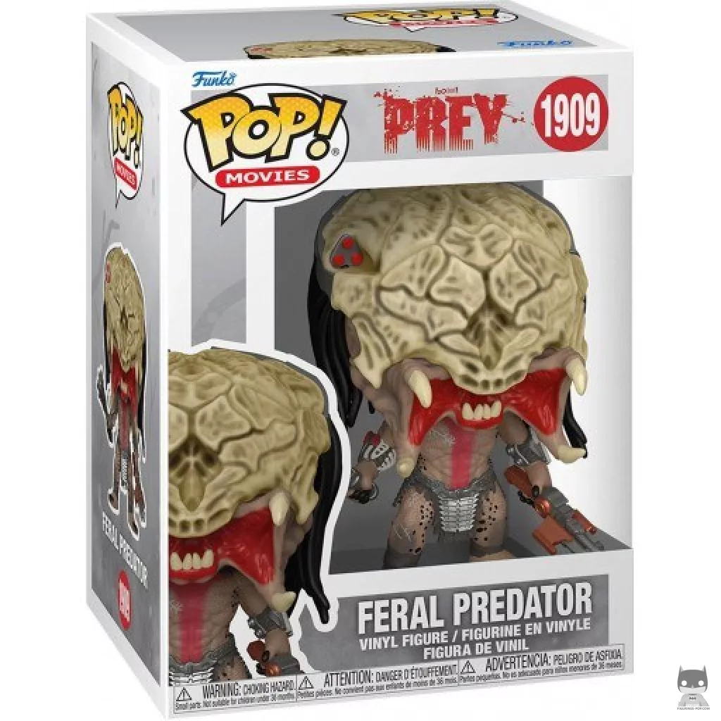 Figurine Funko POP Feral Predator avec boîte