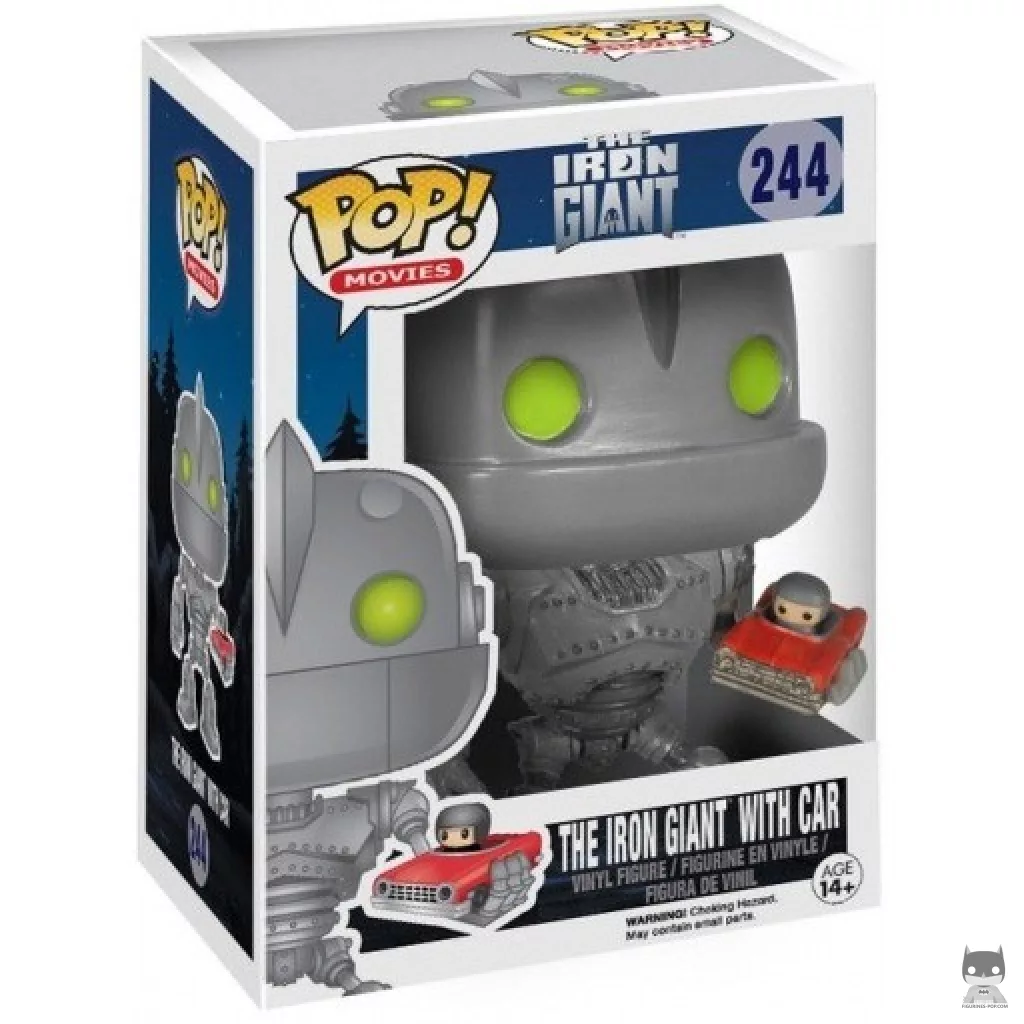 Figurine Funko POP Le Géant de Fer avec Voiture avec boîte