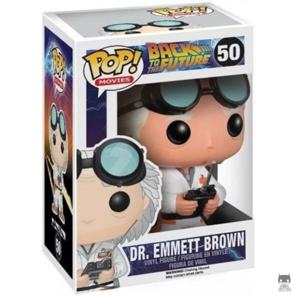 Figurine Funko POP Dr. Emmett Brown avec boîte