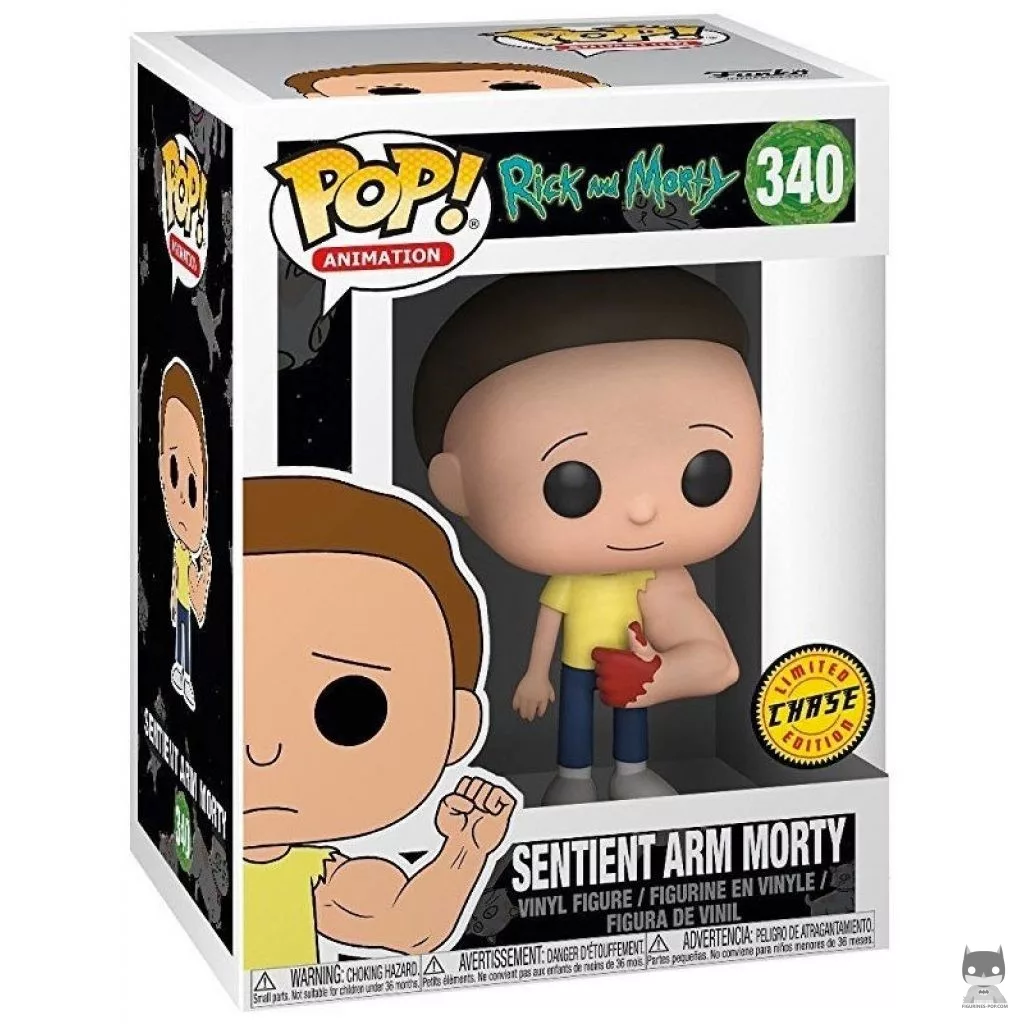 Figurine Funko POP Morty Bras sensible (Chase) avec boîte